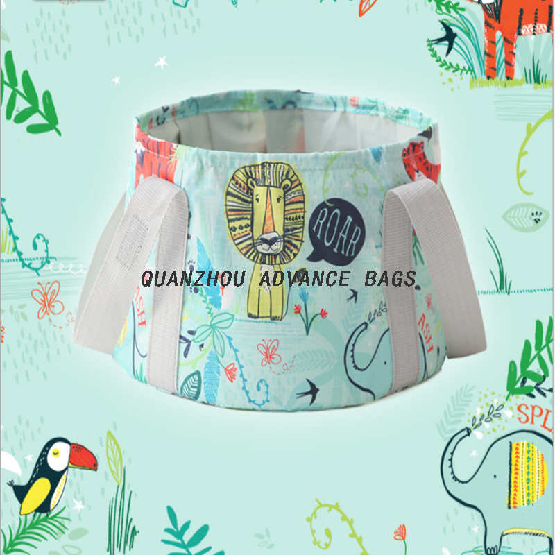 High Quality Advance Multipurpose Foldable Bucket Travel Storage Bag Portable Light Travelling Foot Bath Tub Bag