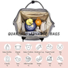 Factory Multi Purpose foldable weekender Baby Bags Mommy Baby Travel baby diaper backpack nappy Diaper Bags With Insulated Pockets Easy-grab Handy Structure Backpack