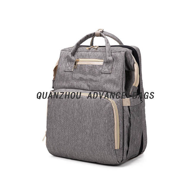 Waterproof Large Capacity promotional mommy diaper bag backpack Travel Baby Bag Custom Color Mommy Diaper Bag Change Bed Backpack 