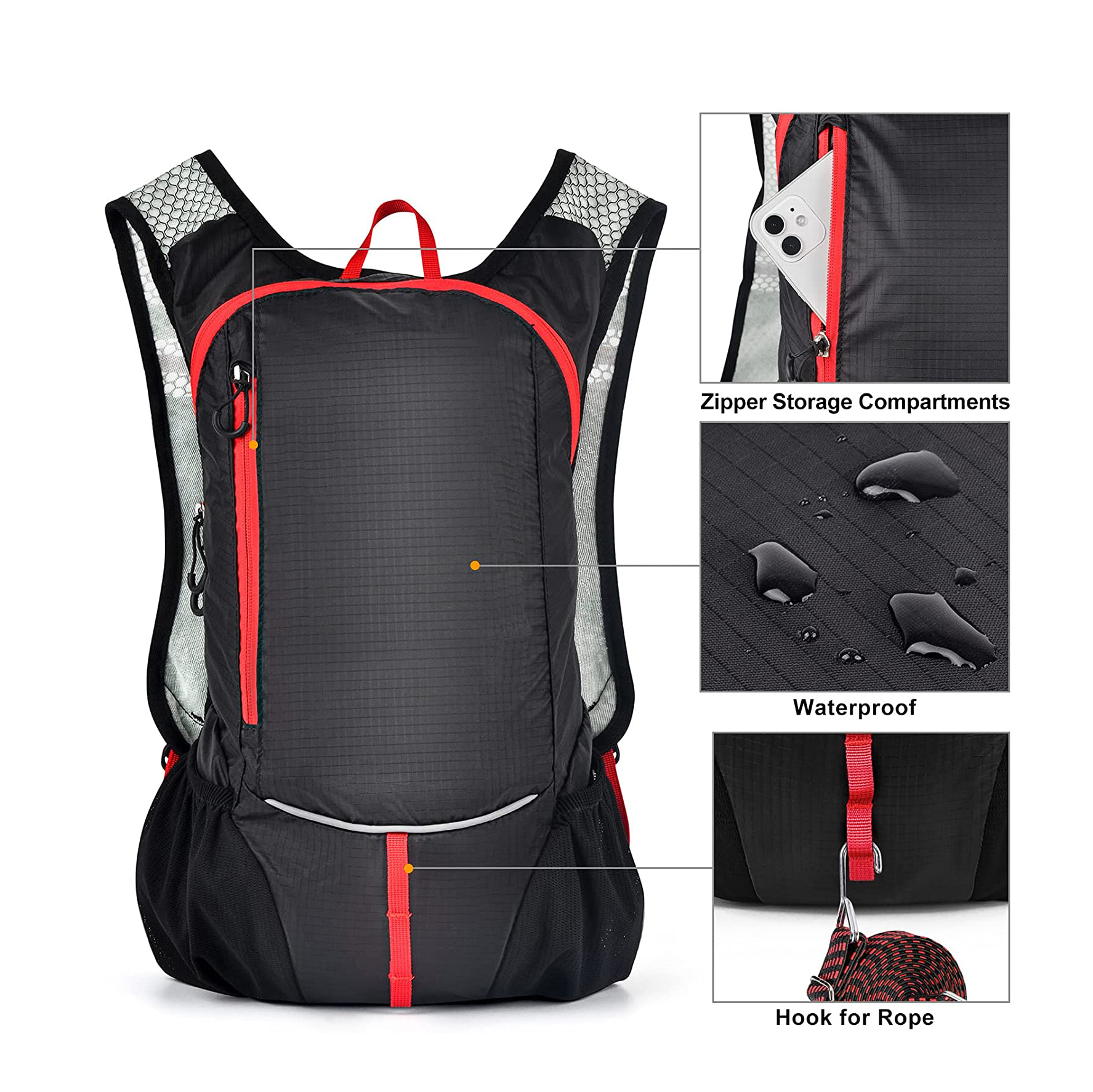 High Quality Outdoor bicycle trail riding bag hiking sport men cycling running pack rugged hydration backpack Hydration Backpack Bag