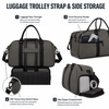Custom Large Capacity Travel Handbag Airline Approved Carry on Duffle Bag with Adjustable Shoulder Strap for Business Trips