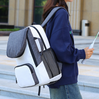 Functional Tennis Badminton Racket Bag Large-Capacity Waterproof Laptop Backpack Portable Design Fashion Casual Shoe Compartment