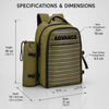 Wholesale Custom Portable Insulated Box Camping Outdoor Picnic Backpack with 4-person Tableware Set for Hiking and Camping