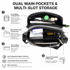Custom Lightweight 2.5L Waist Bag Portable Crossbody Chest Bag Multi Pocket Fanny Pack for Travel Running Daily Use