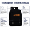 Advance Custom Fashion Simple Leisure High School Students Backpack Large Capacity Water-Resistant 15.6 Inch Computer Backpack