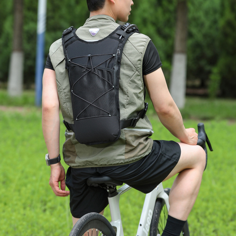 Hot Selling Nylon Vest Bag Customized Logo Multi-layer Pockets ultra Light Breathable Durable Tactical Chest Bag Men's 