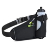 Multi-functional Nylon Running Belt Waist Pack for Unisex Portable Waterproof Sports Waist Pouch with Water Bottle Holder