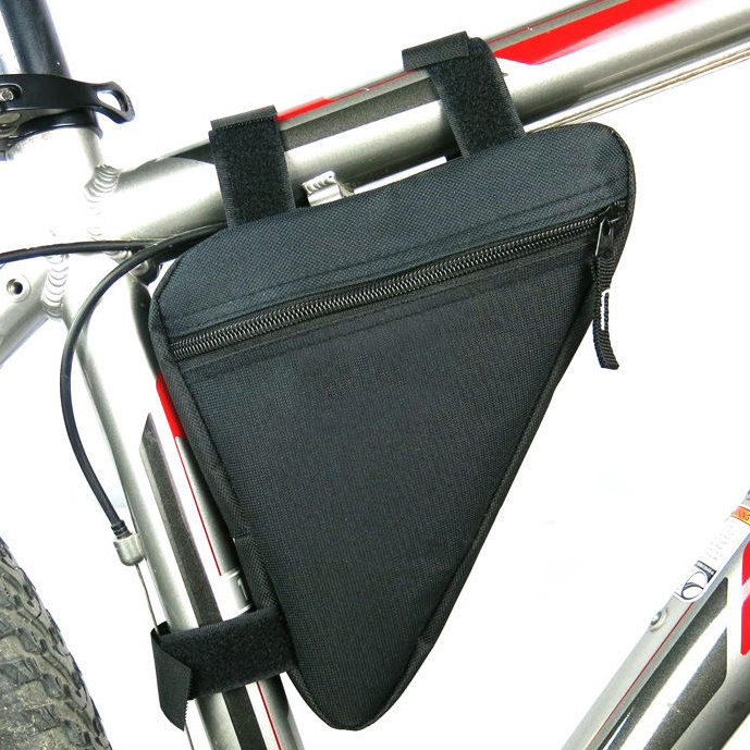 Advance Saddle Bag for Cycling Mountain Bike Triangle Tool Bag Top Tube Crossbar Bag Water Resistant Polyester Zipper Closure