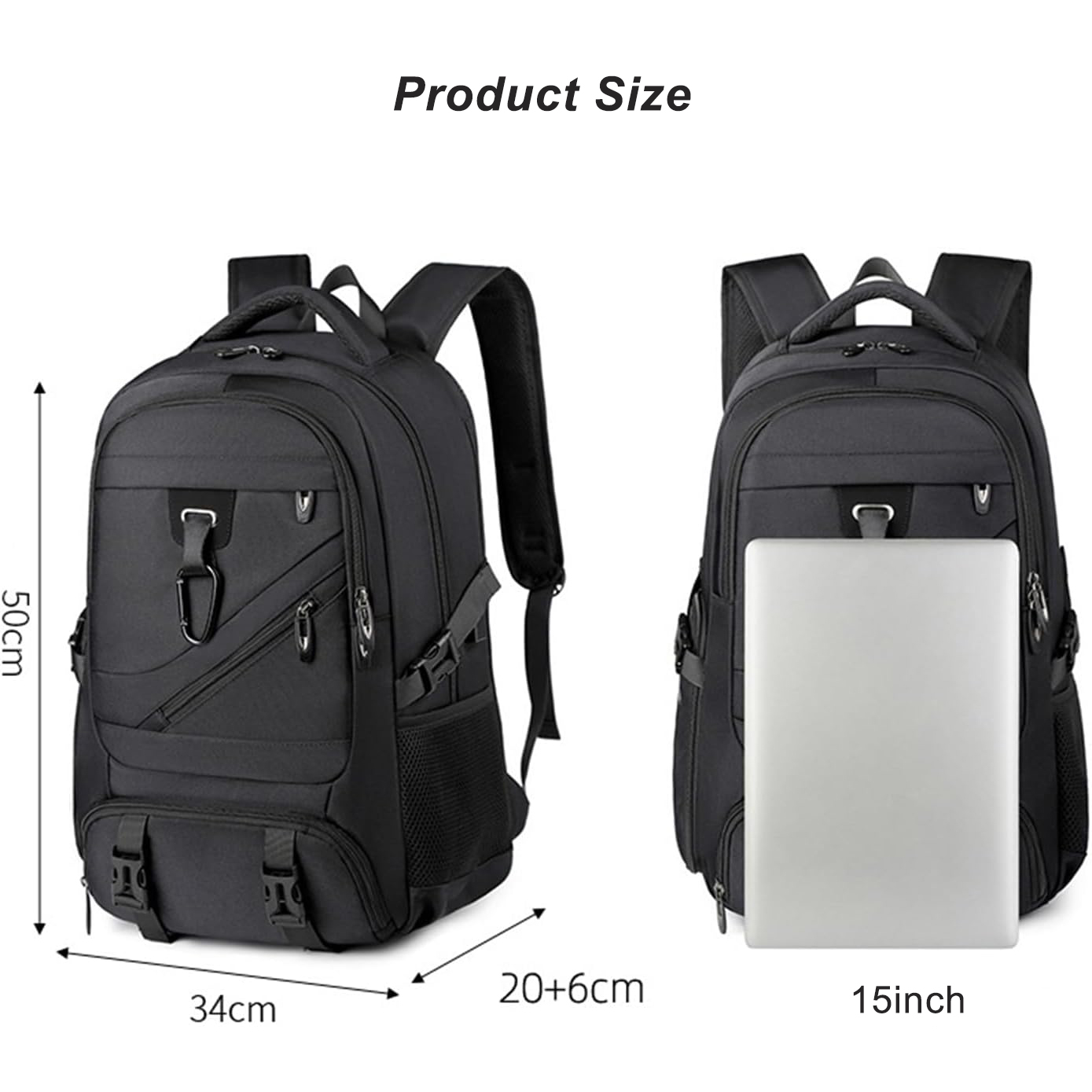 Customized Multi-Functional 17 Inch Laptop Backpack Portable Waterproof Shoulder Outdoor Bag for Short Trip Luggage Handbag