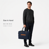 Wholesale Custom Polyester Travel Tote Bag Business Weekender Handbag Lightweight Overnight Bag with Magnetic Snap Ends