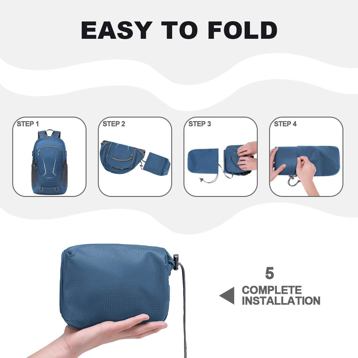 Factory Wholesale Foldable Waterproof Hiking Backpack Ultralight Outdoor Sports Backpack Portable Travel Climbing Backpacks