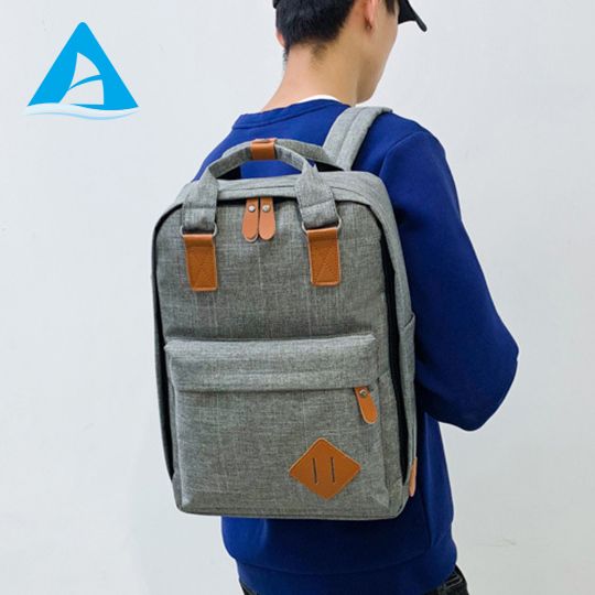 New 3-in-1 Waterproof School Backpack Set for Unisex Laptop with USB Fashion Style Shoulder Sling Bag & Pencil Pouch