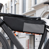 Polyester Waterproof Large Capacity Mountain Road Bicycle Bottom Tube Crossbeam Bag with Zipper Closure for Outdoor Sports