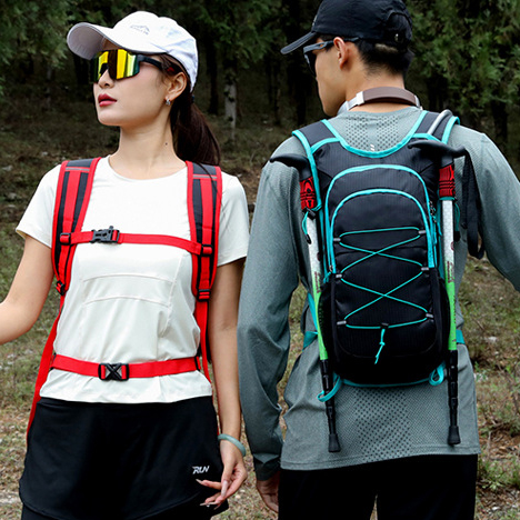 NEW ADVANCE Softback Hiking Running Backpack Lightweight Breathable Adjustable Daypack Chest Strap Reflective Safety Strips