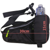 Multi-functional Nylon Running Belt Waist Pack for Unisex Portable Waterproof Sports Waist Pouch with Water Bottle Holder