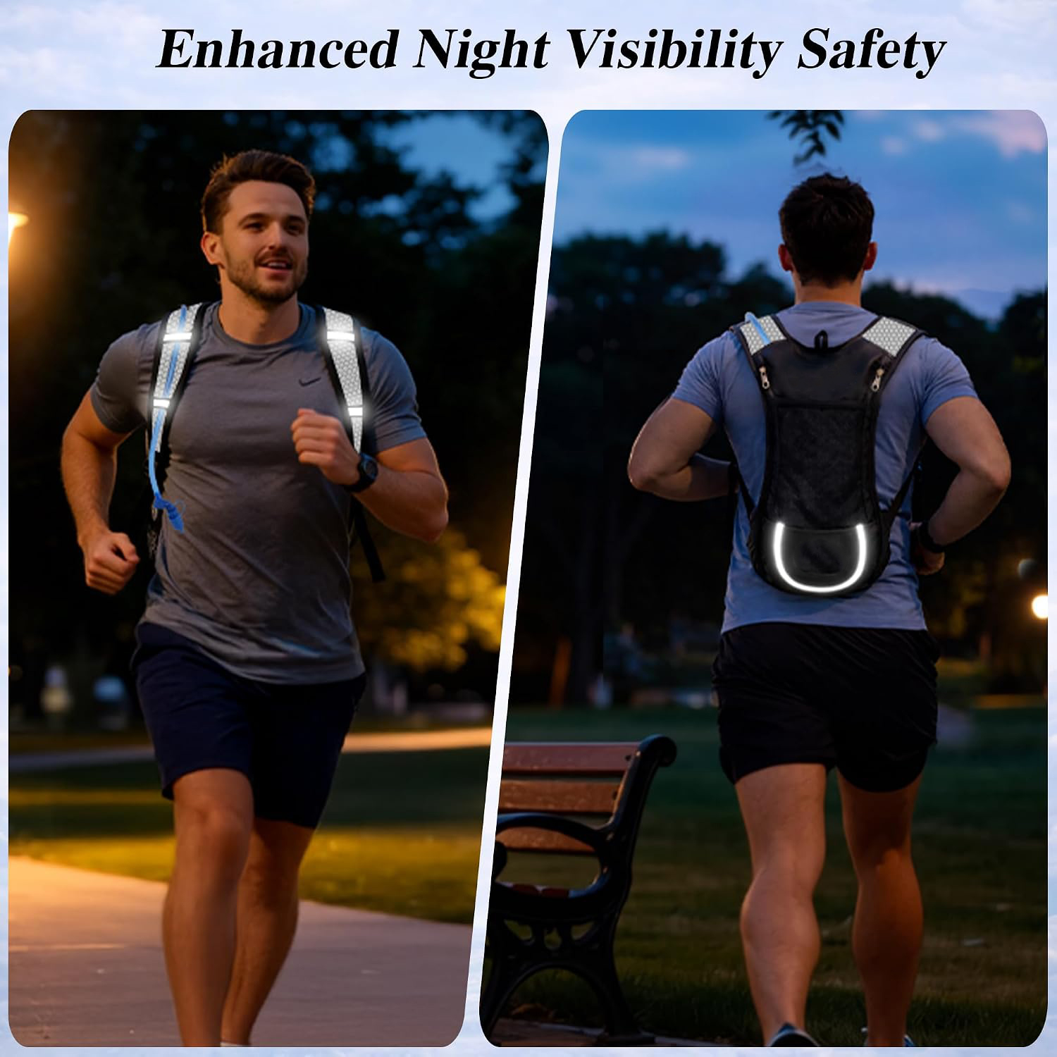 Bicycle Riding Backpack Water Bag Outdoor Breathable Travel Sports Bag Men's Women's Adjustable Strap Nylon Customized Softback