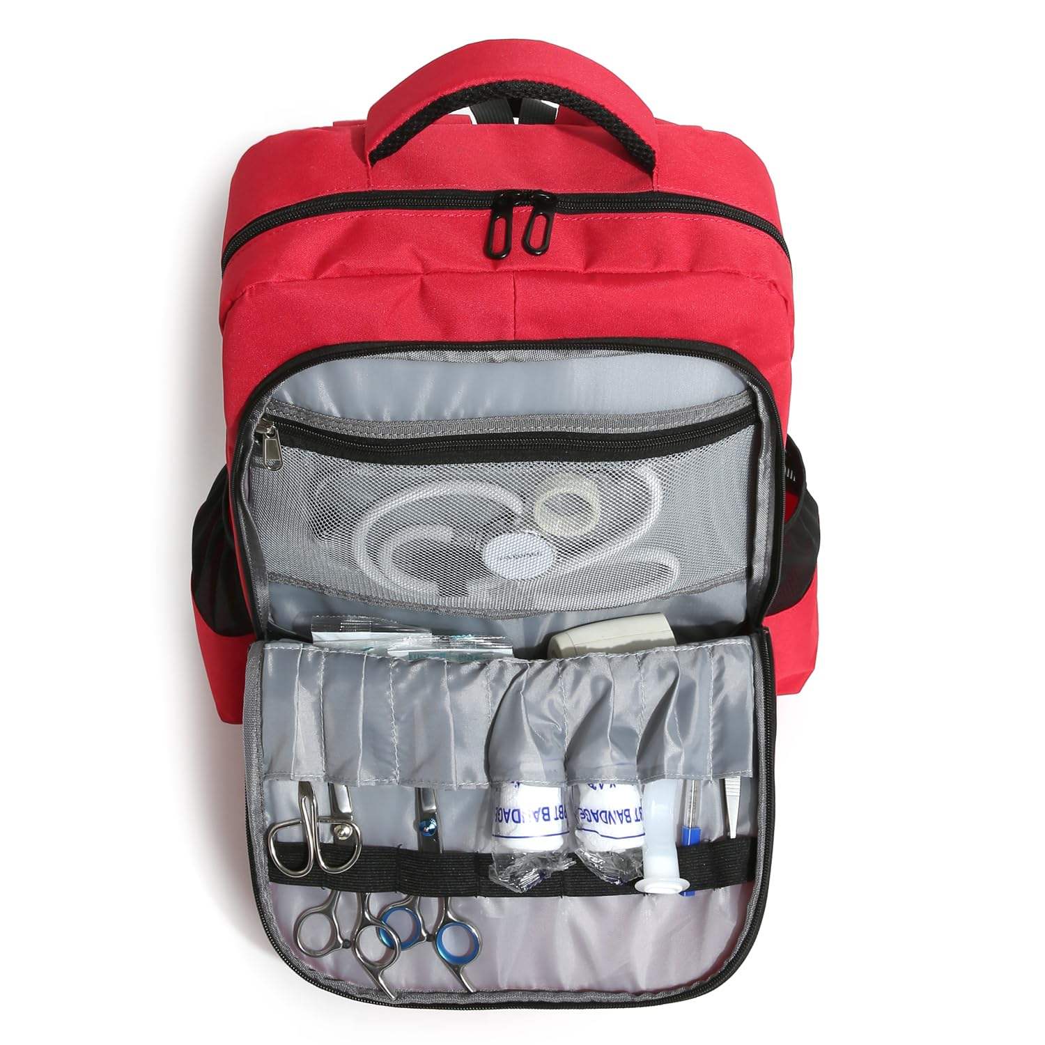 First Aid Bag Emergency Medical Backpack Large Capacity Waterproof Medication Storage Bag Outdoor Portable Backpack