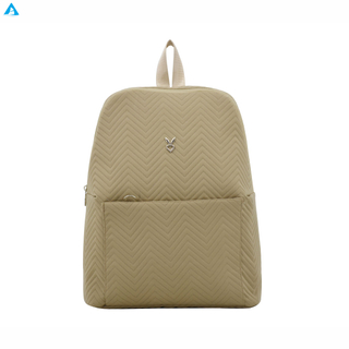 Factory Custom Solid-Color Nylon Women Backpacks with Zipper Closure Lightweight and Fashionable for Students 
