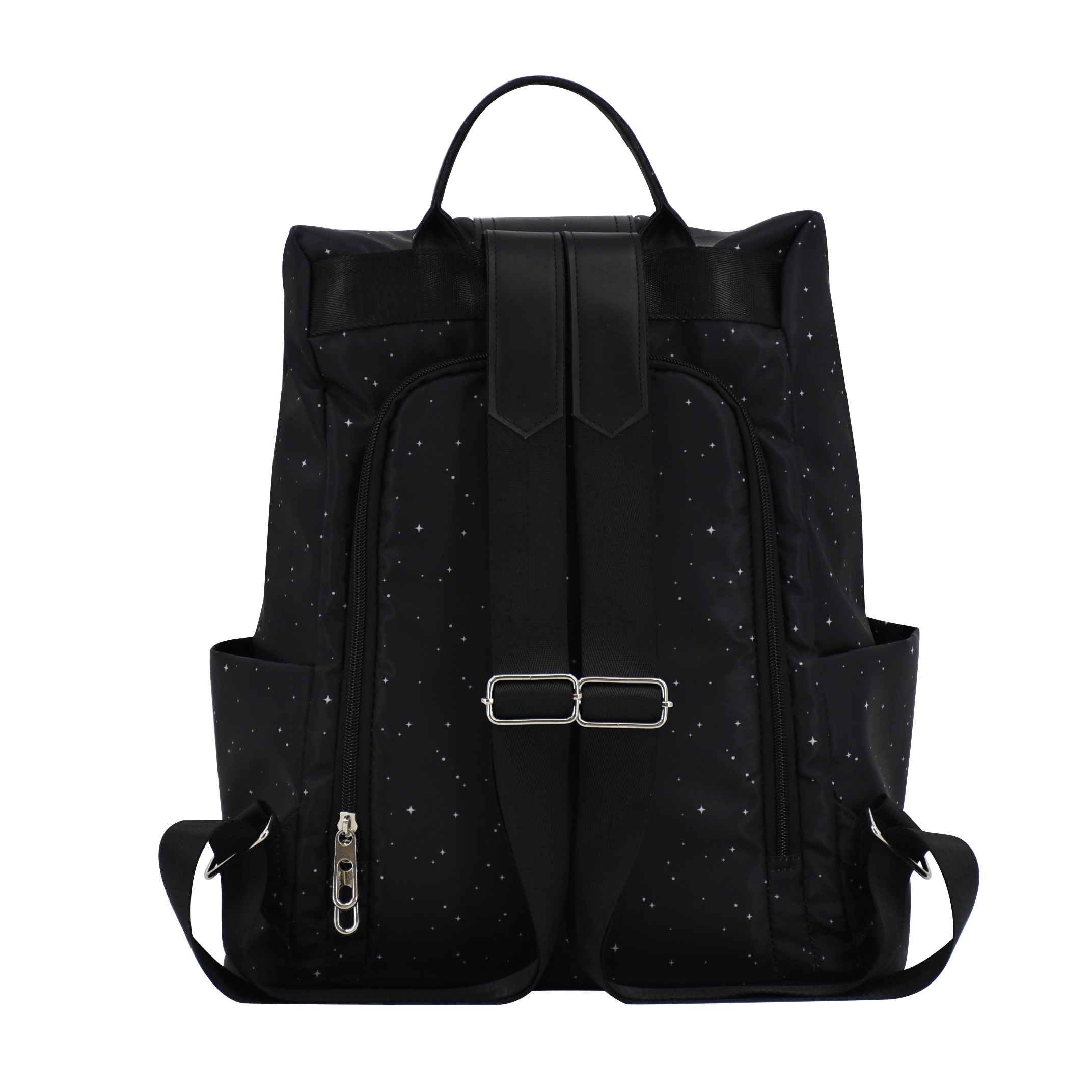 Airline Approved Carry-On Backpack with Laptop Sleeve Custom Lightweight Star Print Polyester Travel Daypack for Women