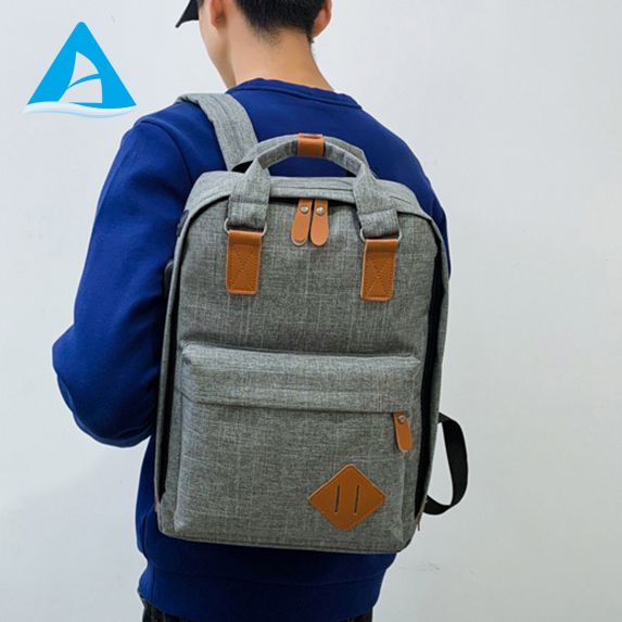 New 3-in-1 Waterproof School Backpack Set for Unisex Laptop with USB Fashion Style Shoulder Sling Bag & Pencil Pouch