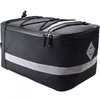 Advance Waterproof Polyester Bicycle Rear Rack Bag Large Capacity Bike Trunk Storage Pannier Reflective Strip Zip Phone Pocket