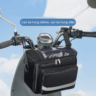 Custom Waterproof Bicycle Front Hanging Bag with Touch Screen Phone Window Large Capacity Crossbody Bag for Outdoor Riding