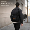 Advance Wholesale Minimalist Business Casual Backpack Large Capacity Travel Bag with Front Buckle Straps for Men