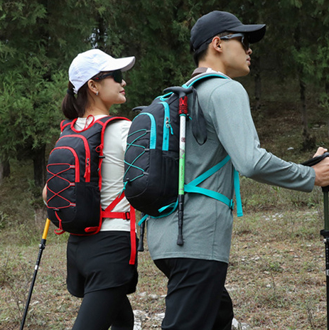 NEW ADVANCE Softback Hiking Running Backpack Lightweight Breathable Adjustable Daypack Chest Strap Reflective Safety Strips
