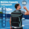 Advance 33L Water Resistant Pickleball Tennis Racket Sports Backpack Zipper Closure Separate Shoe Compartment Laptop Sleeve
