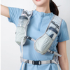 Outdoor Running Hydration Vest Lightweight Breathable Mesh Nylon Physiological Curve Back Water Bottle Compartment Adjustable