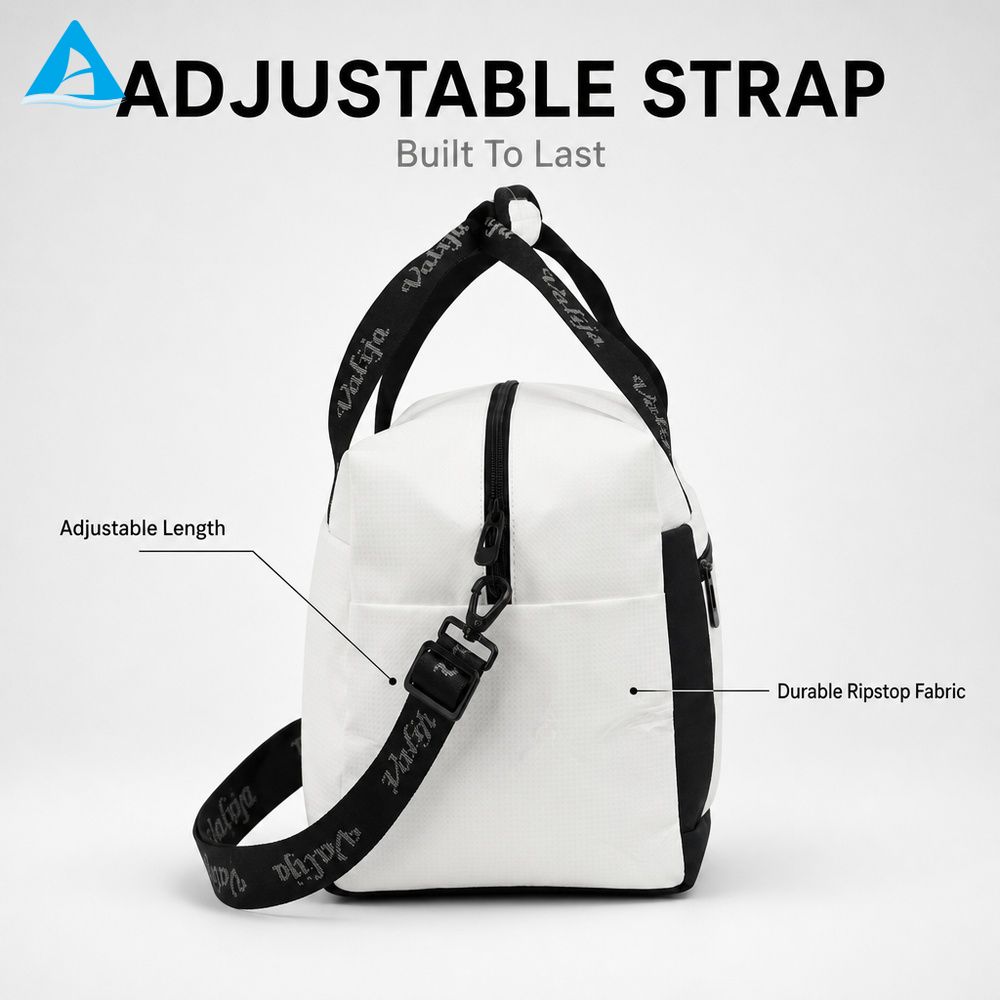 Custom Logo Ripstop Nylon Duffel Bag Carry-On Travel Weekender Bag Water-Resistant Tote for Gym Business