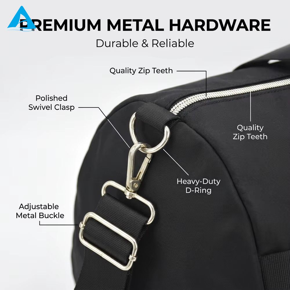 Large Capacity Weekender Overnight Travel Duffle Bag Waterproof Fabric Tote Shoulder Bag Duffle Sports Gym Bag for Outdoor