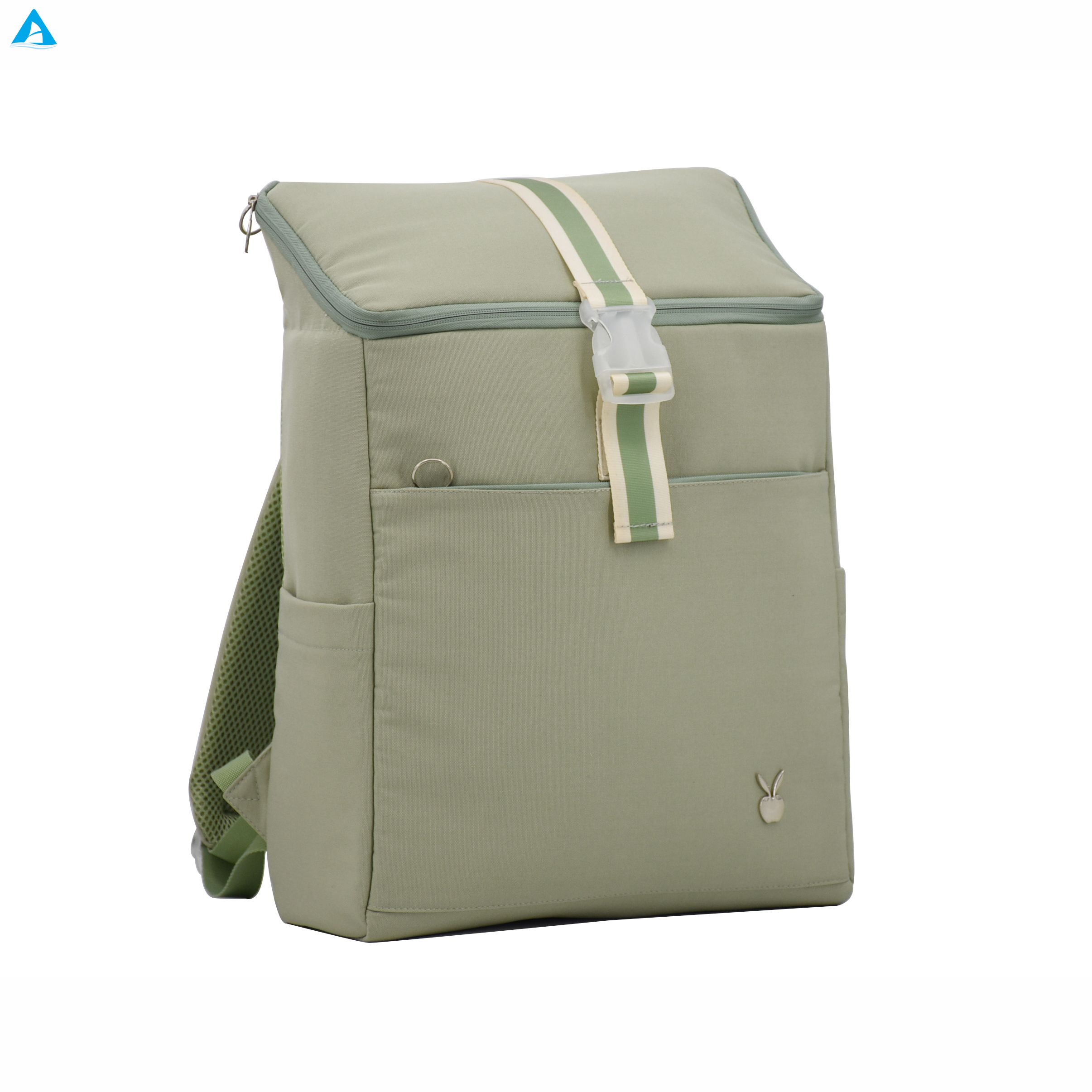 Roll Top Insulated Cooler Backpack Large Capacity Lunch Backpack Polyester Food Storage Bag for Picnic Camping Outdoor Travel