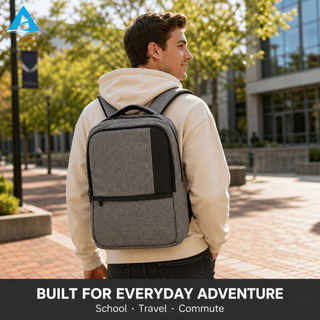 Factory Direct Nylon Laptop Backpack 15.6 Inch Water Resistant Urban Computer Bag for Business School Travel Men Women