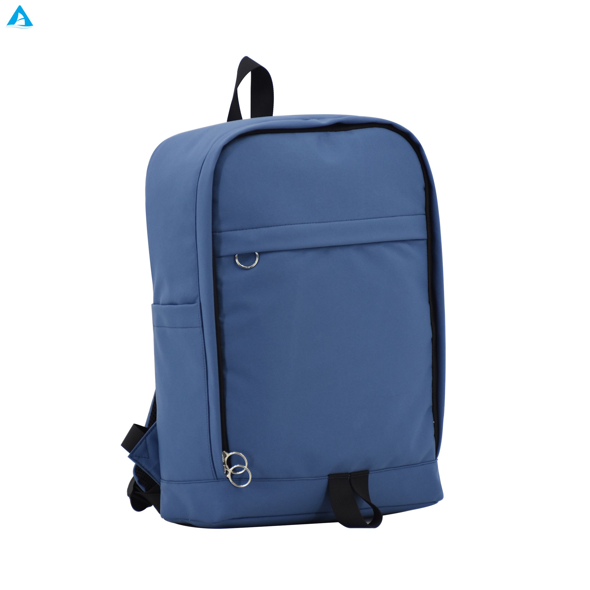 Business Travel Backpack Unisex Waterproof Polyester Zipper Hasp Closure Large Capacity Lightweight Versatile for Business