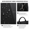 Custom Women's Anti-Theft Travel Backpack High-Density Polyester Water-Resistant Laptop Bag with Hidden Back Zipper