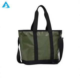 Waterproof Matte Tote Bag Large Capacity 2-in-1 Design with Detachable Strap Wide Handle Handbag for Gym Office Travel Daily