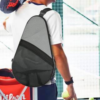 Racket Bag Padel Bag Pickleball Racket Lanyard Portable Gear Net Bag Single-Shoulder Tennis Backpack Water Resistant Custom