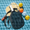 Pickleball Paddle Bag Neoprene Sling Backpack Pickleball Bag with Mesh Pocket Adjustable Strap for Men Women Outdoor Sports