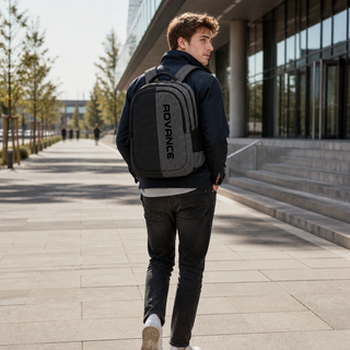 ADVANCE Custom Color Block Laptop Backpack 17 Inch Waterproof Oxford Business Travel Backpack with Reflective Strip Design