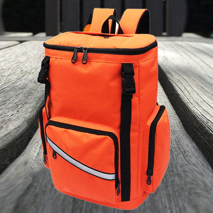 Advance High-Capacity Oxford Waterproof Double Shoulder Backpack Zipper Closure for Flood Disaster Prevention Emergency Pack