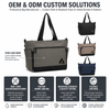OEM Factory Supply Nylon Travel Tote Bag Fits 14 Inch Laptop Durable Weekend Trips Bag with Multiple Pockets