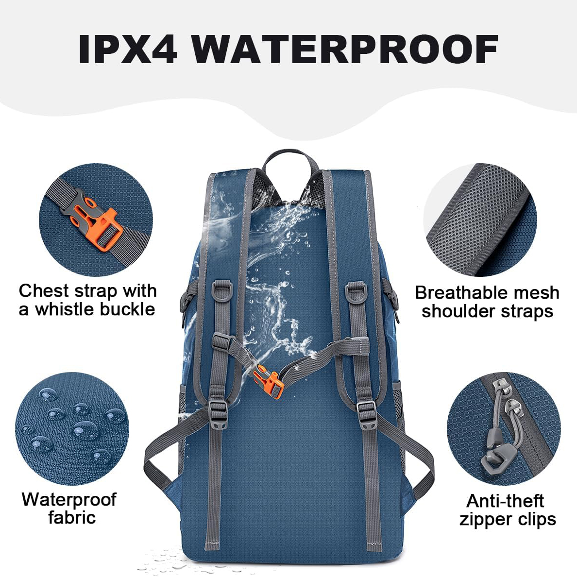 Factory Wholesale Foldable Waterproof Hiking Backpack Ultralight Outdoor Sports Backpack Portable Travel Climbing Backpacks