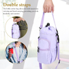 Custom Portable Drawstring Water Bottle Crossbody Bag Lightweight Insulated Water Cup Handbag with Multiple Storage Pockets