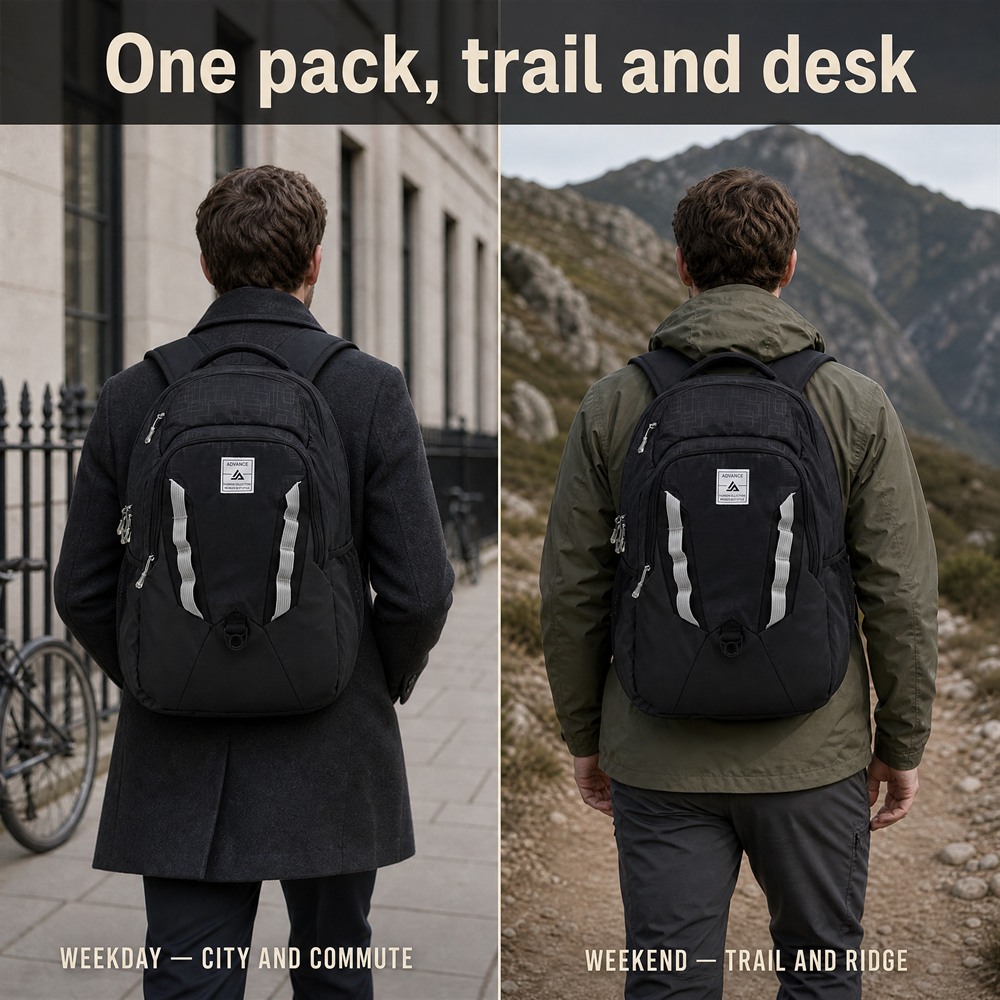 Customizable High-Quality Sports Outdoor Travel Backpack Lightweight Comfortable Hiking Backpack with Padded Back Panel 