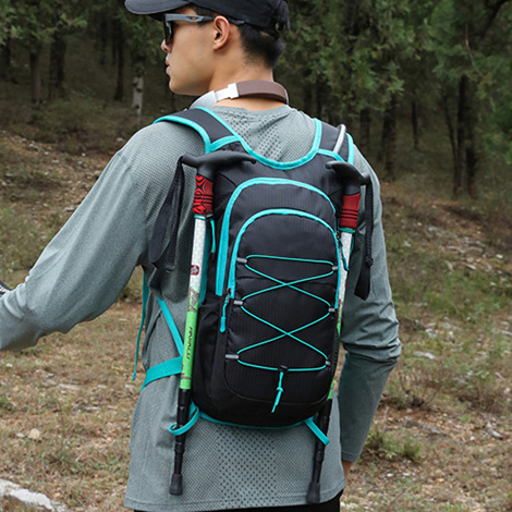 NEW ADVANCE Softback Hiking Running Backpack Lightweight Breathable Adjustable Daypack Chest Strap Reflective Safety Strips
