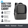 Factory Wholesale Customized LOGO Men's Commuting Backpack Waterproof and Wear-resistant Urban Travel Backpack