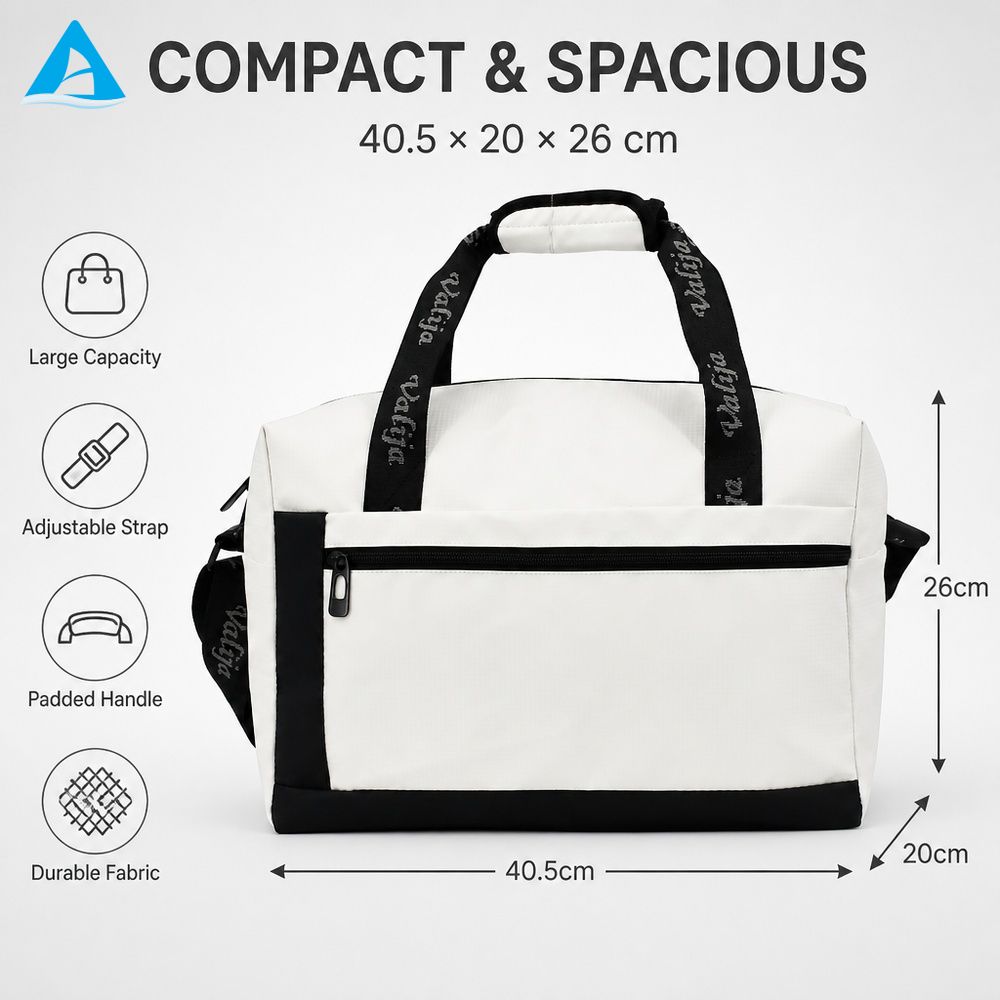 Custom Logo Ripstop Nylon Duffel Bag Carry-On Travel Weekender Bag Water-Resistant Tote for Gym Business
