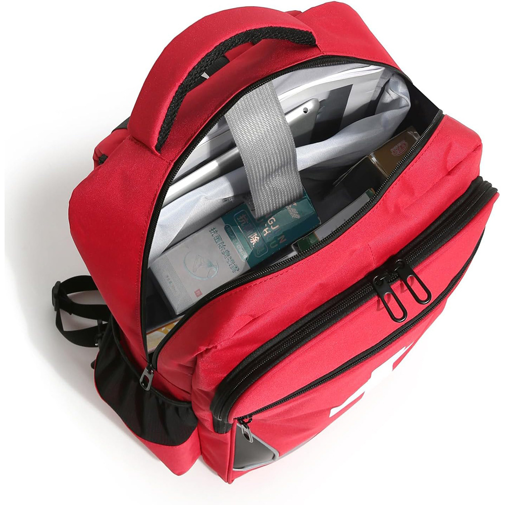 First Aid Bag Emergency Medical Backpack Large Capacity Waterproof Medication Storage Bag Outdoor Portable Backpack