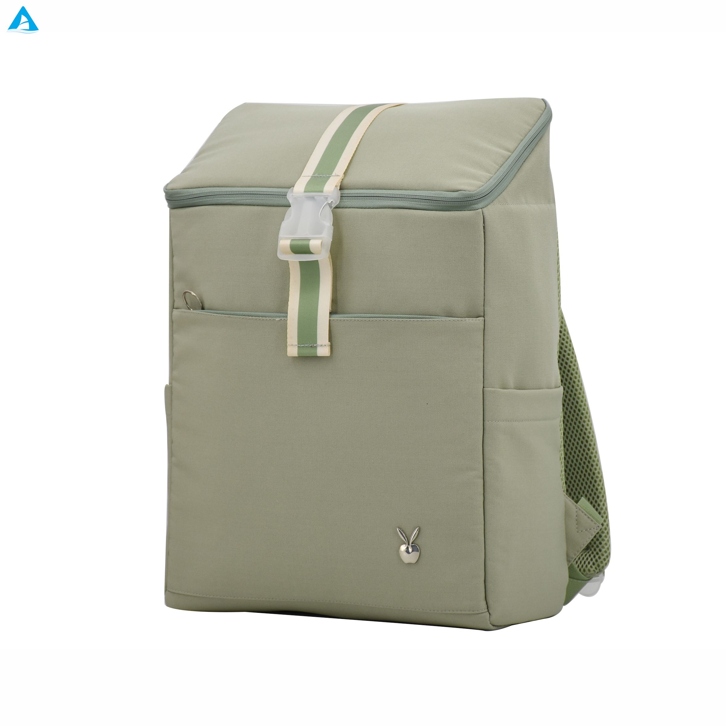 Roll Top Insulated Cooler Backpack Large Capacity Lunch Backpack Polyester Food Storage Bag for Picnic Camping Outdoor Travel